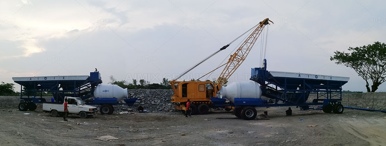 Dos Plantas de Concreto de Tambor Instalaron en Filipinas
