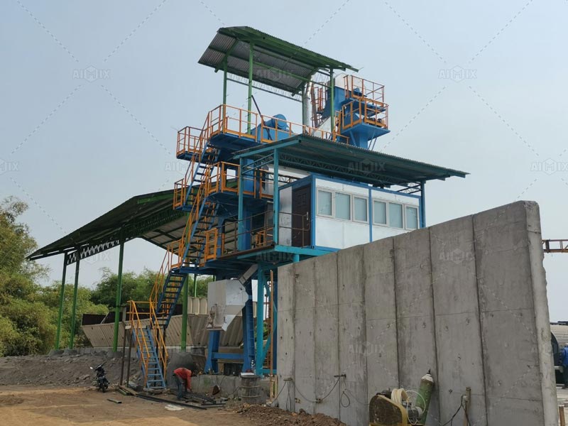 Instalación de Planta de Asfalto en Indonesia