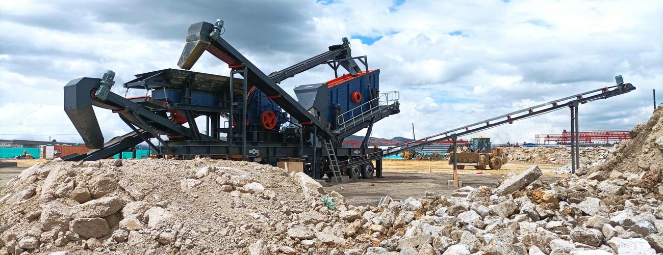 Trituradora de Piedra Caliza Móvil 3 en 1 de 150 TPH