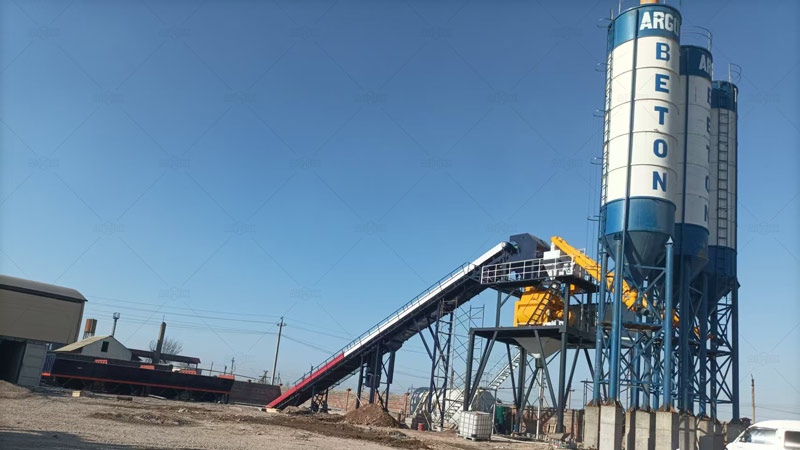 AJ120 Planta Elaboradora de Hormigón para Construcción de Viviendas