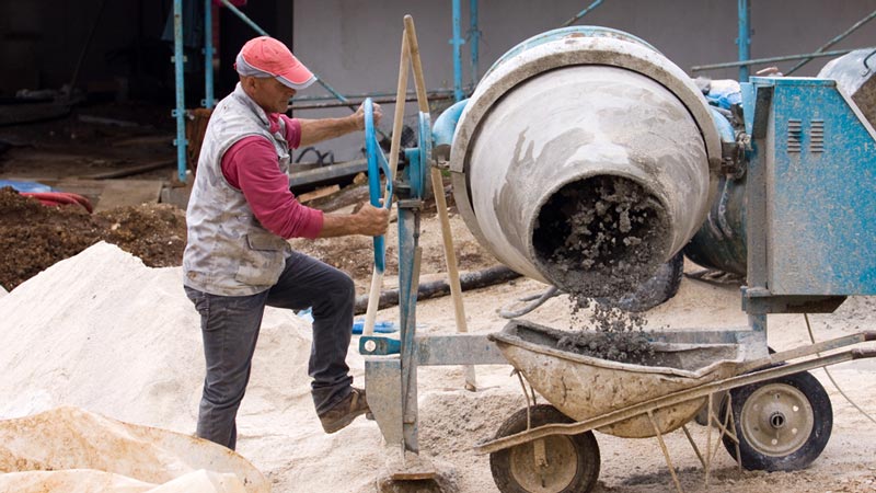 Concreto Mezclado en Obra con Hormigonera