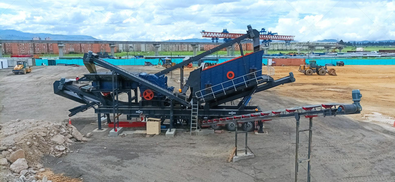 Planta Chancadora Móvil de Piedra de 150TPH en Colombia
