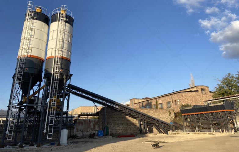 AJ90 Planta de Hormigón Premezclado en Armenia para Construcción de Viviendas