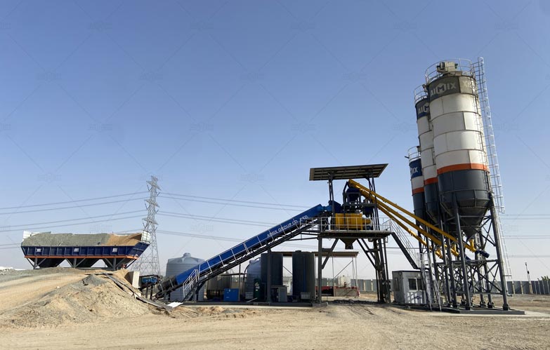 AJM75 Planta Dosificadora de Concreto en Arabia Saudita