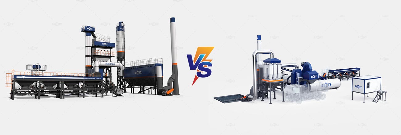 Comparación entre Planta de Asfalto Continua y Discontinua