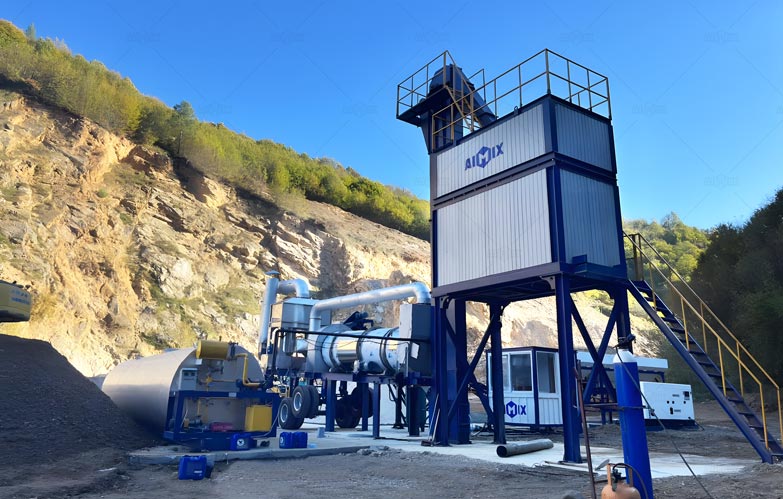 Planta de Asfalto Móvil ALYT40 en Bosnia y Herzegovina
