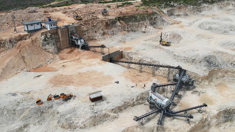 Planta Trituradora de Agregados Estacionaria en Indonesia