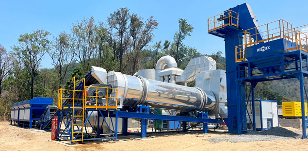 Planta de ASfalto Continua ALT120 Instalada en Guatemala