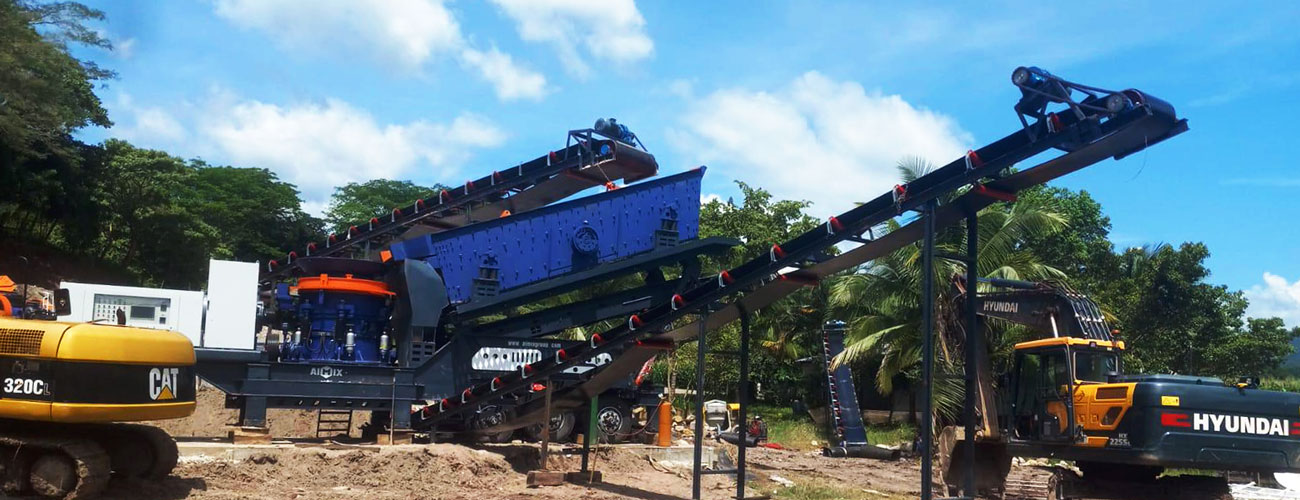 Trituradora Cónica Móvil en Honduras para Producir Agregados de Construcción en Venta