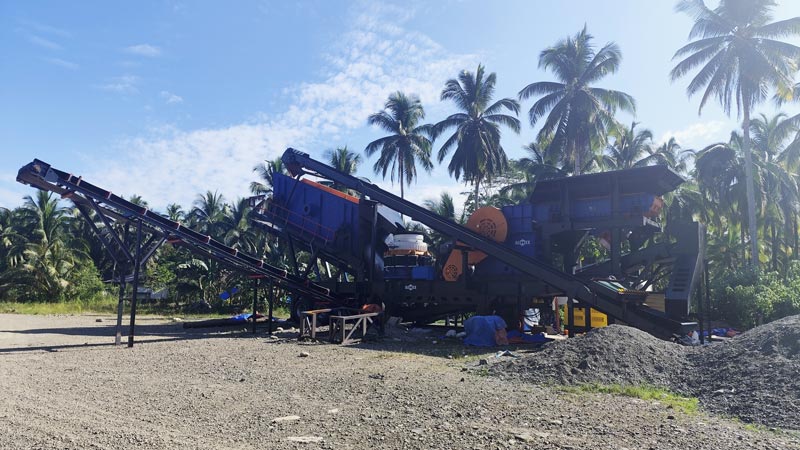 Trituradora Móvil de Piedra para Producir Áridos