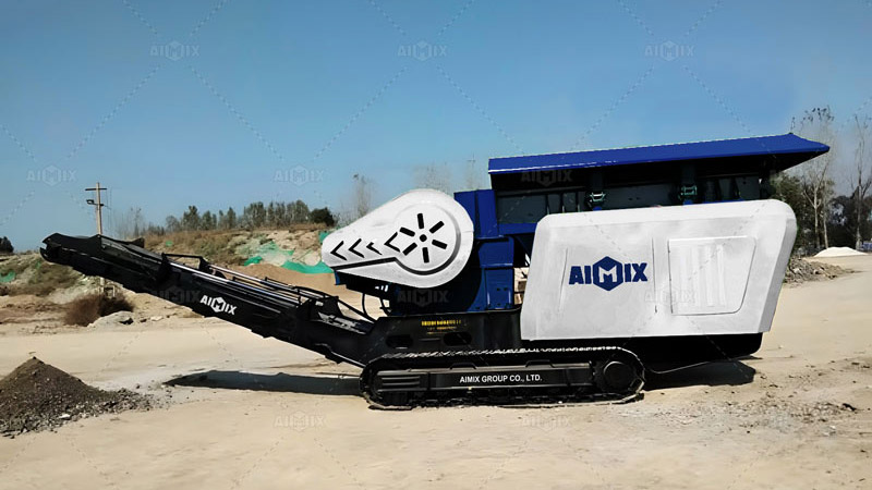 Trituradora de Mandíbula Pequeña Portátil sobre Orugas